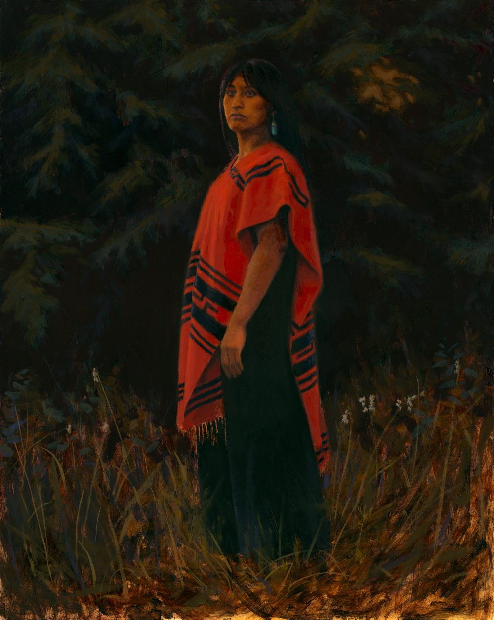 La forêt écoute, 40x50cm